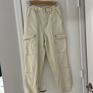 Lightly worn cream pacsun cargos